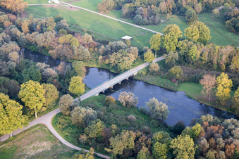Fort-Louis dans le département Bas Rhin, France vue d'en haut