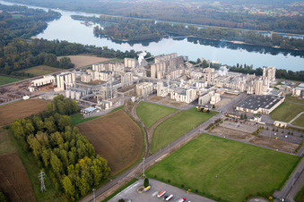 Photographie aérienne de Industrie à Beinheim dans le département Bas Rhin, France