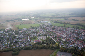 Photographie aérienne de Beinheim dans le département Bas Rhin, France