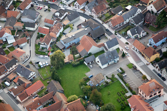 Beinheim dans le département Bas Rhin, France vue d'en haut