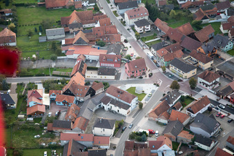 Image drone de Beinheim dans le département Bas Rhin, France