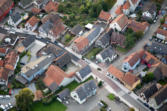 Beinheim dans le département Bas Rhin, France d'un drone