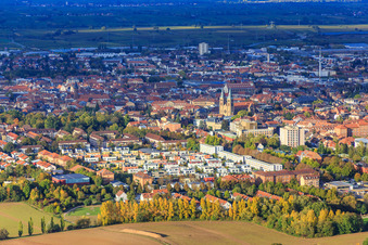 Vue aérienne de Quartier Vauban vu du sud-ouest à Landau in der Pfalz dans le département Rhénanie-Palatinat, Allemagne