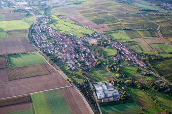 Vue aérienne de Quartier Kapellen in Kapellen-Drusweiler dans le département Rhénanie-Palatinat, Allemagne