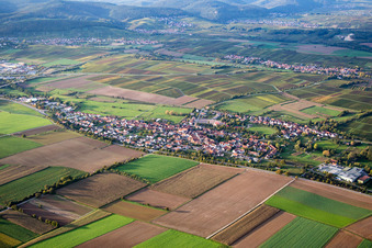 Vue oblique de Quartier Kapellen in Kapellen-Drusweiler dans le département Rhénanie-Palatinat, Allemagne