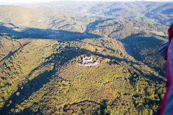 Vue aérienne de Quartier Auerbach in Bensheim dans le département Hesse, Allemagne