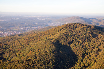 Vue aérienne de Quartier Hochstädten in Bensheim dans le département Hesse, Allemagne