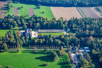 Vue aérienne de Quartier Förch in Rastatt dans le département Bade-Wurtemberg, Allemagne