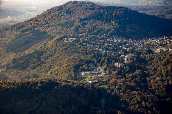 Photographie aérienne de Quartier Ebersteinburg in Baden-Baden dans le département Bade-Wurtemberg, Allemagne