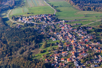 Quartier Freiolsheim in Gaggenau dans le département Bade-Wurtemberg, Allemagne d'en haut