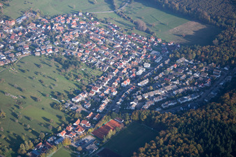 Photographie aérienne de Quartier Schöllbronn in Ettlingen dans le département Bade-Wurtemberg, Allemagne