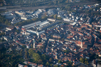 Photographie aérienne de Quartier Durlach in Karlsruhe dans le département Bade-Wurtemberg, Allemagne