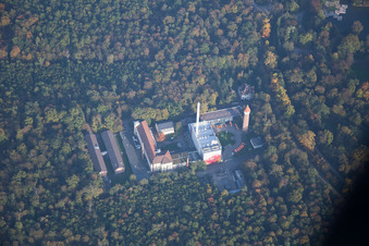 Vue aérienne de Majolique à le quartier Innenstadt-West in Karlsruhe dans le département Bade-Wurtemberg, Allemagne