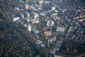 Photographie aérienne de KIT Engesserstr à le quartier Innenstadt-Ost in Karlsruhe dans le département Bade-Wurtemberg, Allemagne