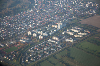 Photographie aérienne de Quartier Neureut in Karlsruhe dans le département Bade-Wurtemberg, Allemagne