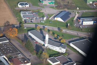 Soultz-sous-Forêts dans le département Bas Rhin, France d'en haut