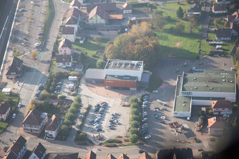 Image drone de Soultz-sous-Forêts dans le département Bas Rhin, France