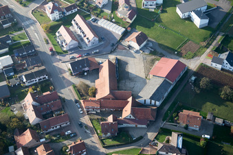 Image drone de Soultz-sous-Forêts dans le département Bas Rhin, France