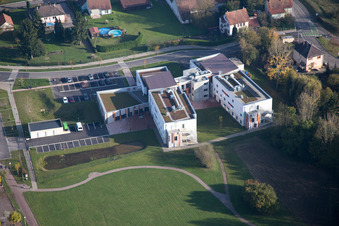 Soultz-sous-Forêts dans le département Bas Rhin, France d'un drone
