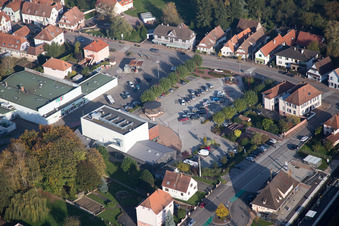 Soultz-sous-Forêts dans le département Bas Rhin, France d'en haut
