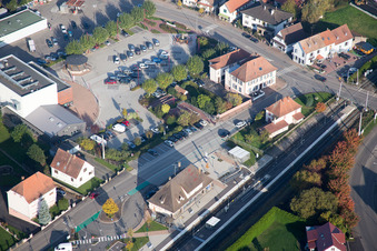 Soultz-sous-Forêts dans le département Bas Rhin, France hors des airs