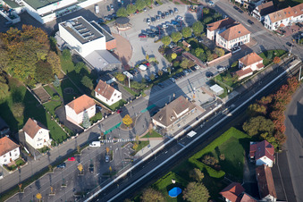 Soultz-sous-Forêts dans le département Bas Rhin, France vue d'en haut
