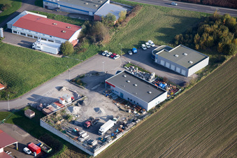 Hohwiller dans le département Bas Rhin, France d'en haut