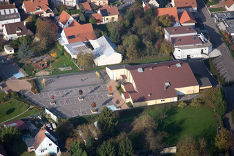 Hatten dans le département Bas Rhin, France vue d'en haut