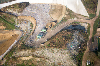 Enregistrement par drone de Schaffhouse-près-Seltz dans le département Bas Rhin, France