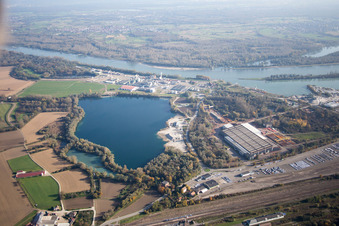 Photographie aérienne de Lauterbourg dans le département Bas Rhin, France
