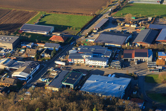 Vue aérienne de REHA med Gesundheitspark GmbH - Département d'orthopédie et de neurologie à Herxheim bei Landau dans le département Rhénanie-Palatinat, Allemagne