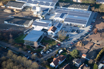Herxheim bei Landau dans le département Rhénanie-Palatinat, Allemagne d'en haut