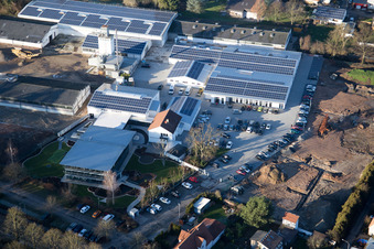 Herxheim bei Landau dans le département Rhénanie-Palatinat, Allemagne hors des airs