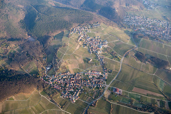 Vue aérienne de Quartier Gleiszellen in Gleiszellen-Gleishorbach dans le département Rhénanie-Palatinat, Allemagne
