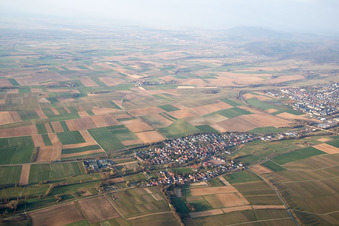 Vue d'oiseau de Quartier Kapellen in Kapellen-Drusweiler dans le département Rhénanie-Palatinat, Allemagne