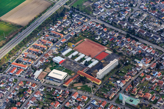 Vue aérienne de École de règlement Realschule Plus Speyer à Speyer dans le département Rhénanie-Palatinat, Allemagne