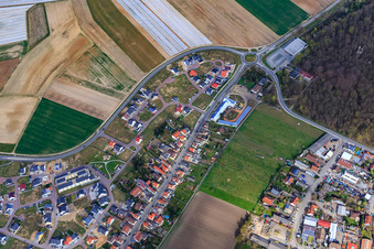 Vue aérienne de Nouvelle zone de développement Schlitweg à Waldsee dans le département Rhénanie-Palatinat, Allemagne