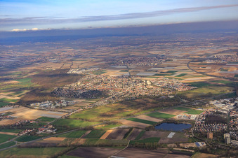 Vue aérienne de Vue du sud-est à Limburgerhof dans le département Rhénanie-Palatinat, Allemagne