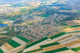 Vue aérienne de Vue du sud-est à Neuhofen dans le département Rhénanie-Palatinat, Allemagne