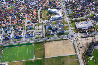 Photographie aérienne de Centre de bureaux Bensheim sur le Berliner Ring à Bensheim dans le département Hesse, Allemagne