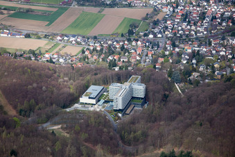 Vue aérienne de Lufthansa Seeheim à Seeheim-Jugenheim dans le département Hesse, Allemagne