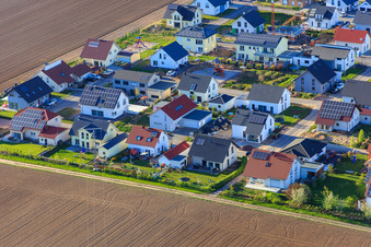 Vue aérienne de Chemin des Birken à Steinweiler dans le département Rhénanie-Palatinat, Allemagne