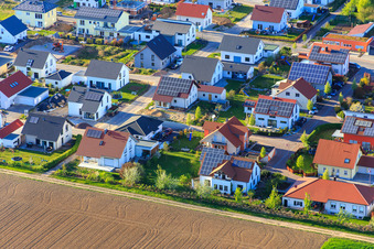 Vue aérienne de Sentier de l'érable à Steinweiler dans le département Rhénanie-Palatinat, Allemagne
