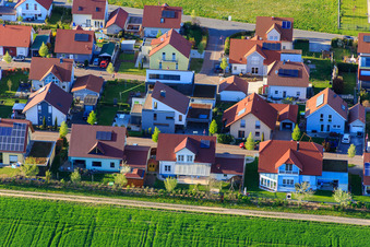 Vue oblique de Sentier de l'érable à Steinweiler dans le département Rhénanie-Palatinat, Allemagne