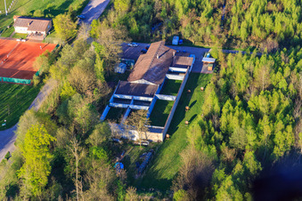 Vue aérienne de Club de tir Steinweiler à Steinweiler dans le département Rhénanie-Palatinat, Allemagne
