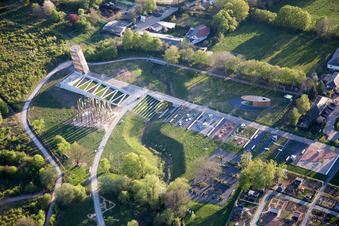 Parc du State Garden Show à Landau in der Pfalz dans le département Rhénanie-Palatinat, Allemagne hors des airs