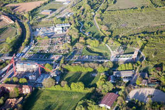 Salon des jardins d'État 2015 à Landau in der Pfalz dans le département Rhénanie-Palatinat, Allemagne d'en haut