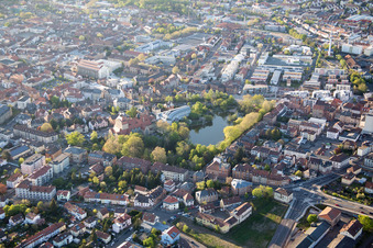 Landau in der Pfalz dans le département Rhénanie-Palatinat, Allemagne vue du ciel