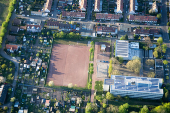 Quartier Queichheim in Landau in der Pfalz dans le département Rhénanie-Palatinat, Allemagne vue d'en haut