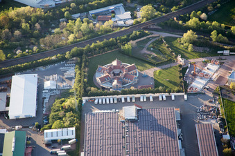 Vue aérienne de Zone industrielle Nord à Landau in der Pfalz dans le département Rhénanie-Palatinat, Allemagne